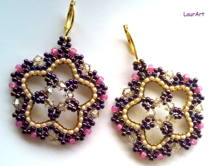 DIY TUTORIAL: orecchini Lotus P 1. Lotus earrings P 1