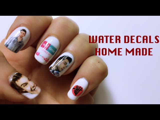 DIY: WATER DECALS HOME MADE | Nail Art Tutorial | mikeligna
