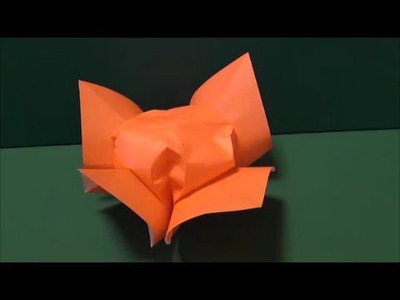 「柿」折り紙"Persimmon"origami