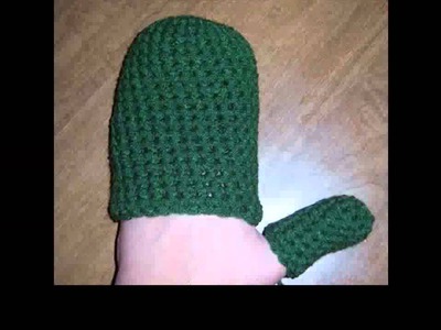 Easy crochet mittens for beginners