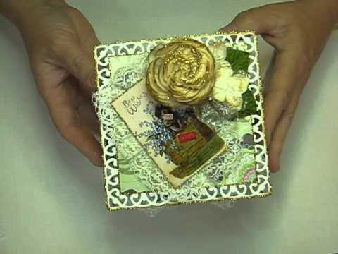 Handmade Origami Box Tutorial and DT Project for B.Ireland Designs Studio Part 3