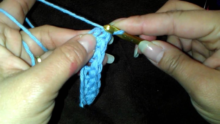 How To Crochet Baby Bootie Sole Fast