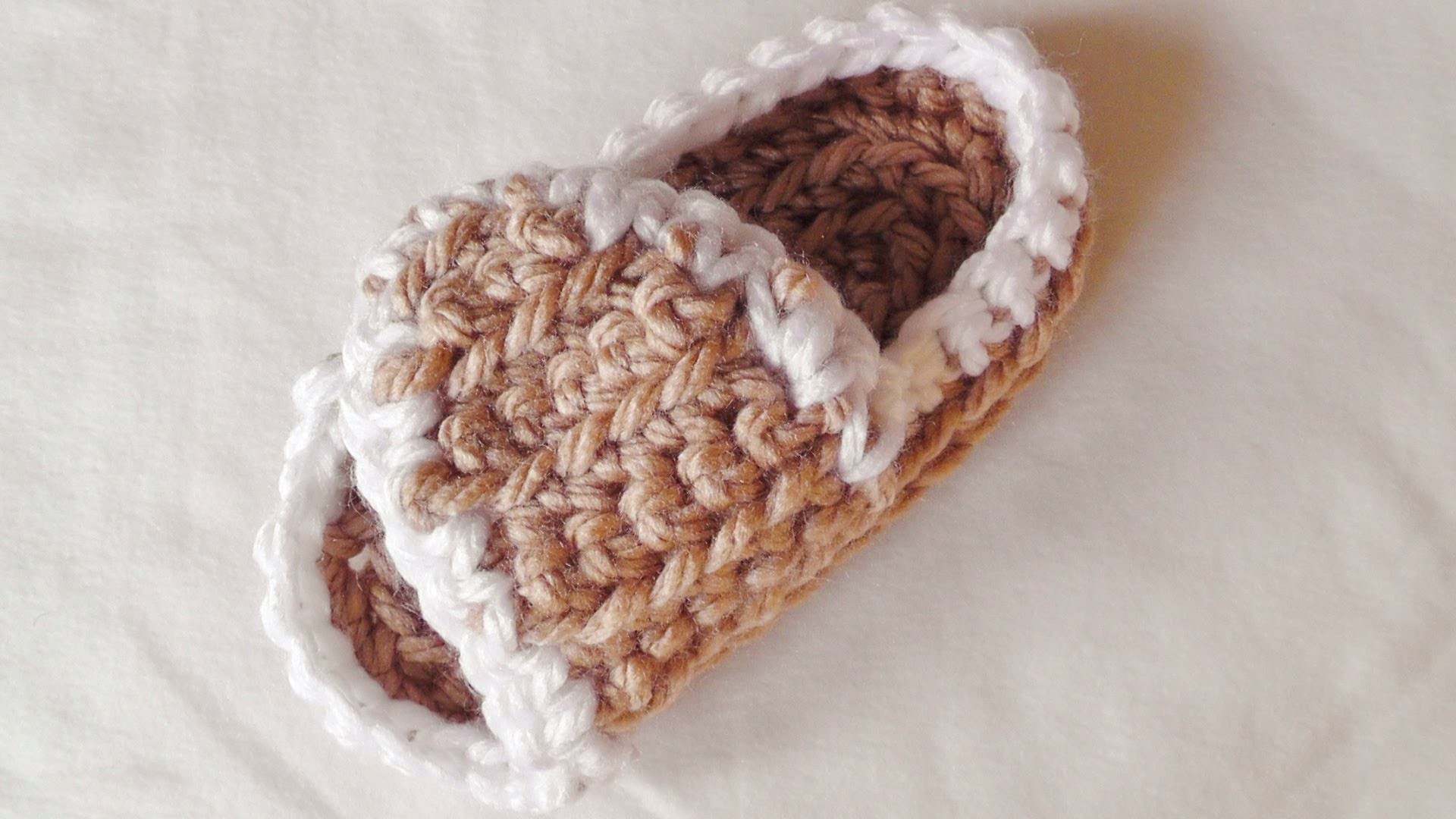 How to crochet slippers for left handed