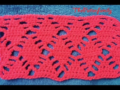 How to Crochet Stitch Pattern #7│by ThePatterfamily