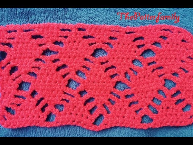 How to Crochet Stitch Pattern #7│by ThePatterfamily