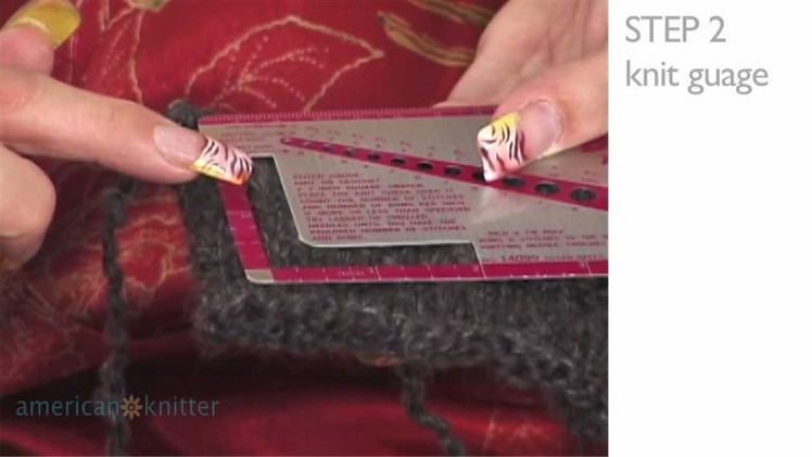 How To Knit Mittens: Part 2 - Knit Stitch Gauge