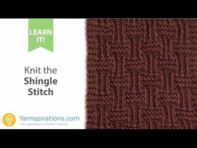 How To Knit the Shingle Stitch