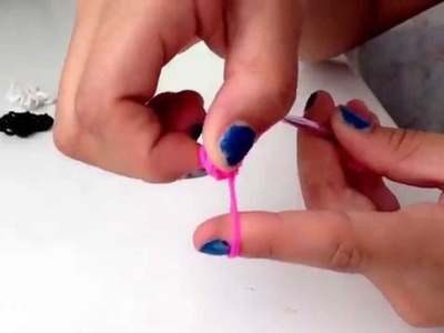 How To Make A Rainbowloom Cross Charm (Using Only Your Crochet Hook)