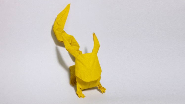 How to make an origami Pokemon - Pikachu (Henry Phạm) (Part 1.2)