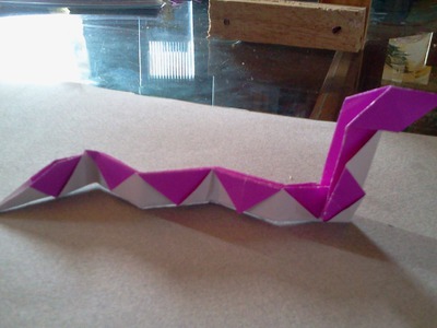 How to make an origami Snake