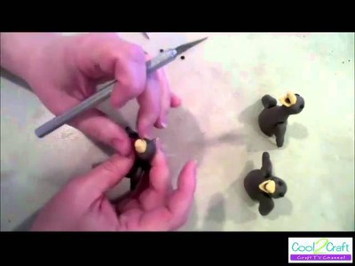 How to Make Polymer Clay Peepers in Nest by Candace Jedrowicz