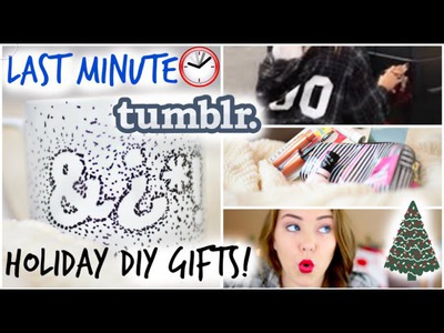 Last Minute Tumblr DIY Holiday Gifts!