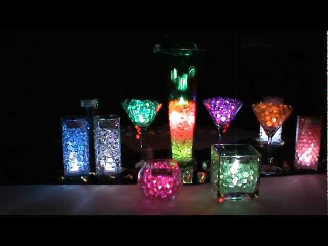 LED Submersible Lights & BLYSS® Water Beads