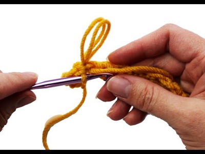 Left Hand Crochet Double Loop Stitch - Crochet Guru Stitch Guide