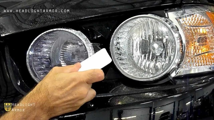 Light Smoke Headlight Tint Protection Kit DIY - Headlight Armor - Chevy Sonic