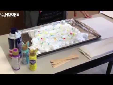 One Moore Minute: Two-Ingredient Paint Marbling!