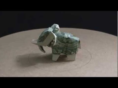 Origami Dollar Elephant 2 by: Ken Hmoob