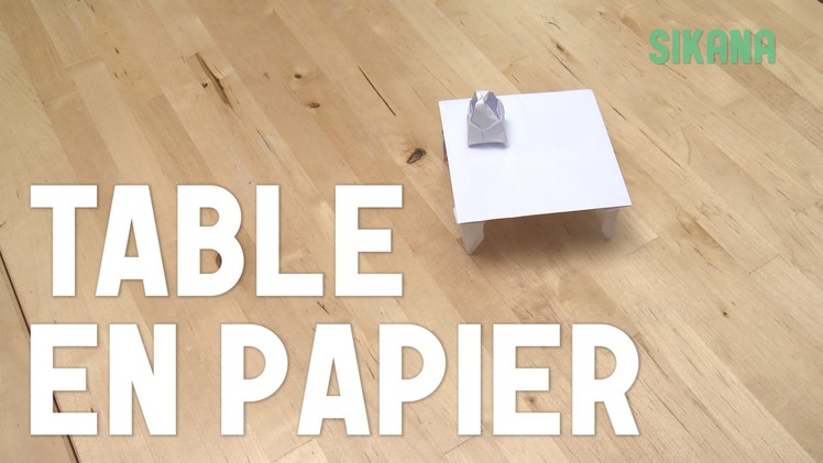 Origami : Faire une table en papier - HD