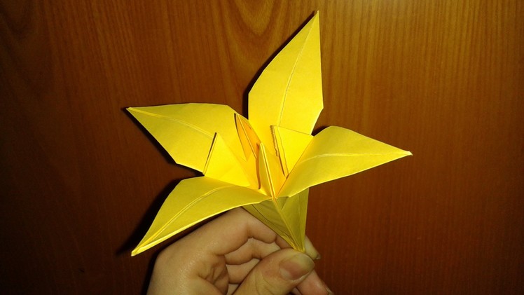 Origami: fiore di iris (facile)