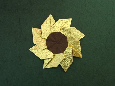 Origami Instructions: Flower Gaillardia (Meenakshi Mukerji)