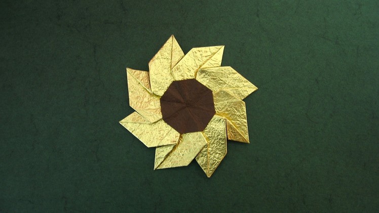 Origami Instructions: Flower Gaillardia (Meenakshi Mukerji)