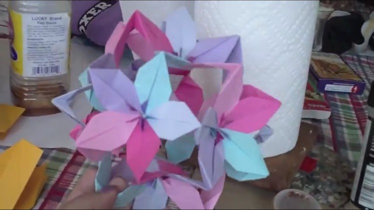 Passion Flower Ball Origami