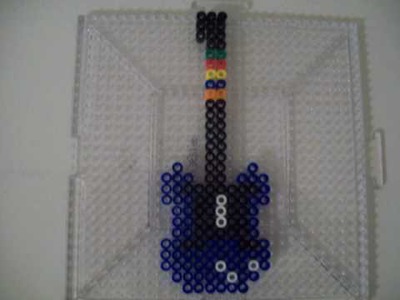 Perler beads guitar