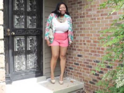 Plus Size OTTD: How to style crochet shorts