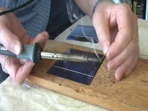 Solar Cell Tabbing - the EASY RIGHT WAY to do it