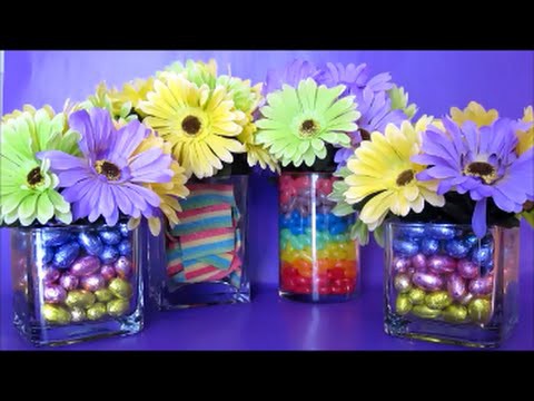 Sweet Flower Vases Centerpieces Arrangements  | DIY Crafts And Activities For Kids