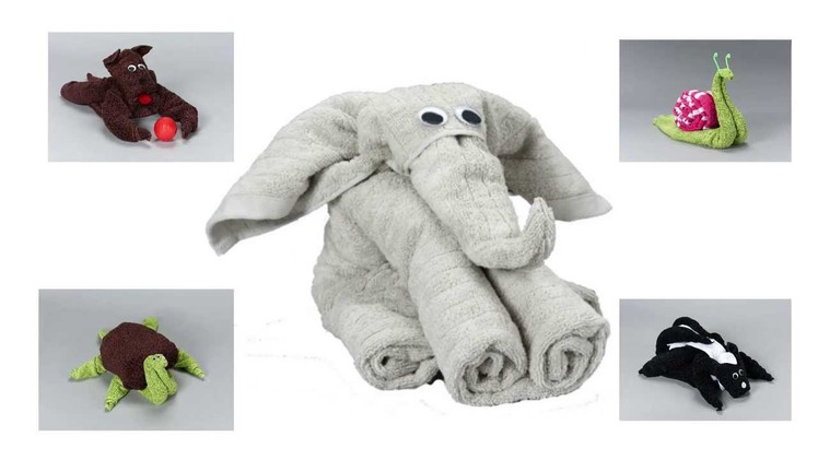 Towel Origami Animal. Creative Towel Folding Instructions Available On DVD And Online