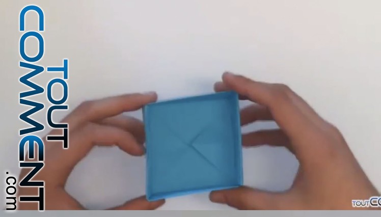 Tuto Origami boîte en papier
