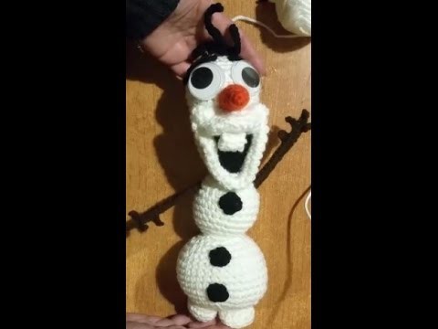 Tutorial  "Olaf"di Frozen amigurumi -  Frozen Crochet
