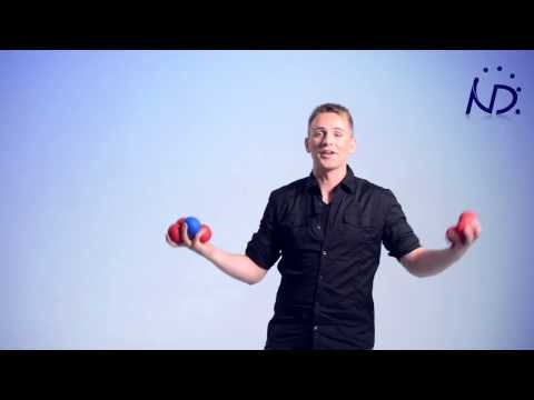 7-ball juggling demonstration, how to juggle