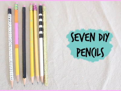 7 DIY Pencils for Back to School