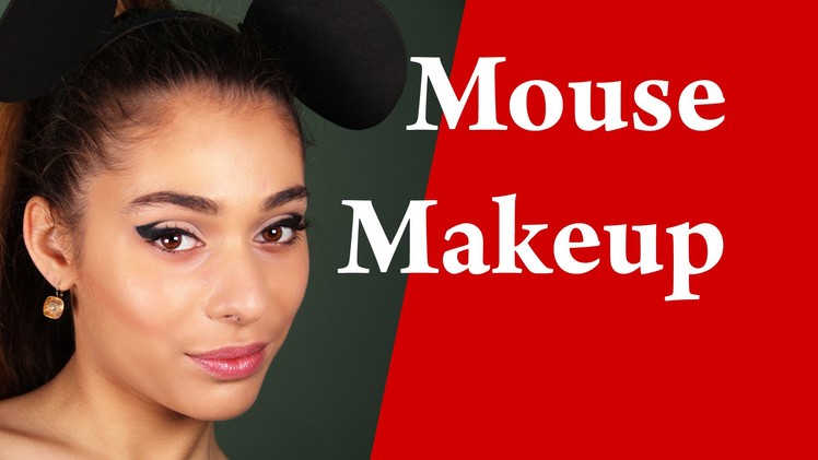 ARIANA GRANDE -  PROBLEM mouse ears look makeup tutorial – Minnie Mouse Halloween make-up tutorial
