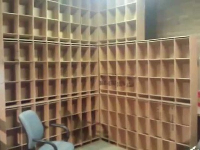 Cardboard DIY Inventory and Storage Bins