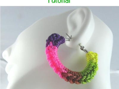 Crochet Hoop Earrings Tutorial | Simple Yet Beautiful!