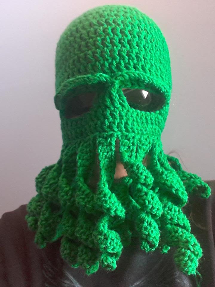 Crochet Octopus Mask