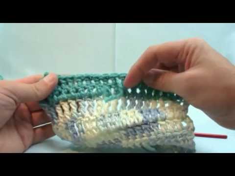 Curtzy.com - How to Crochet Lesson 7 - Color Changing.Cast Off with Michael Sellick
