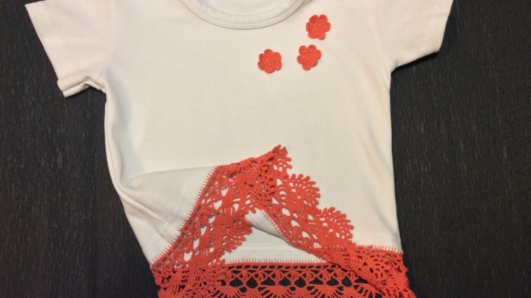 Decorate a Tshirt with Crochet Edging - DIY Style - Guidecentral
