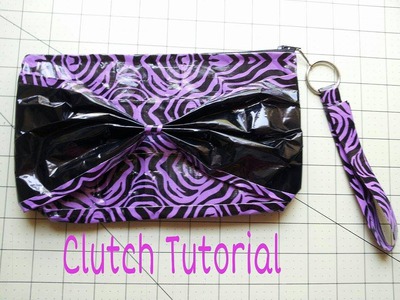 DIY: How to make a Duct Tape Women's Bow Clutch Tutorial !!!