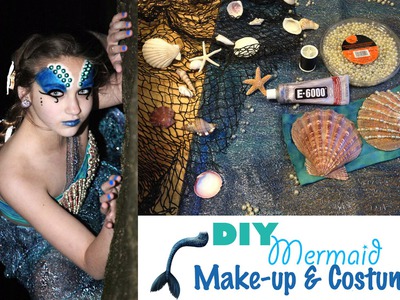 DIY Mermaid Costume && Makeup