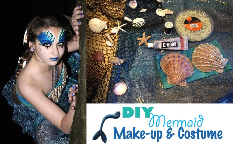 DIY Mermaid Costume && Makeup