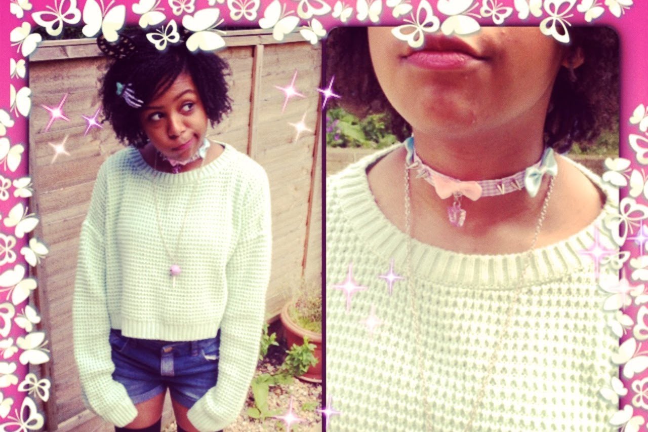Diy Pastel Goth Choker