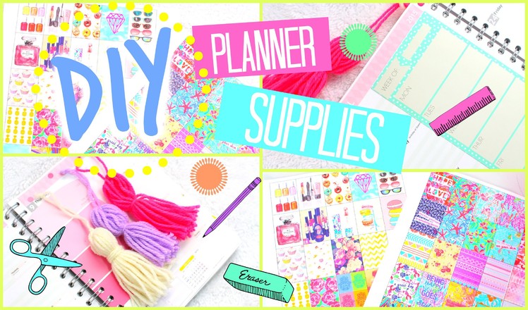 DIY Planner Stickers, Tassels & More! | #PrettyPlanning