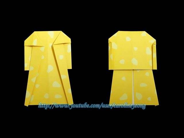 【CYS教程】折纸～服饰：大衣の一（Origami～Rain Coat）