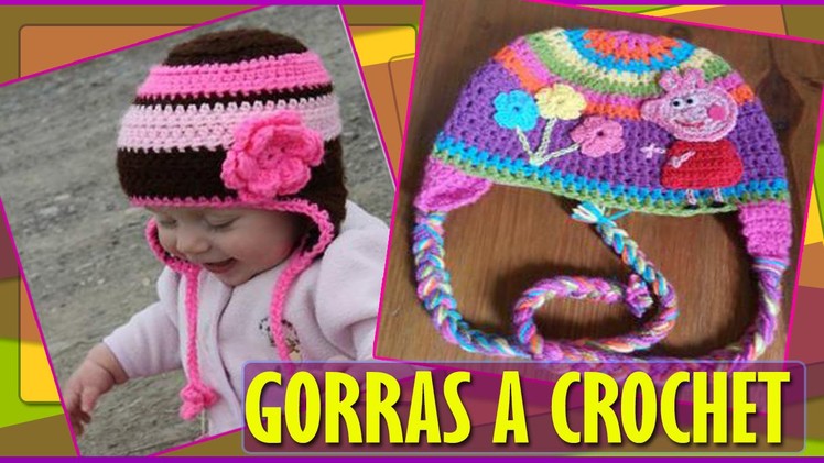 Gorras Para Bebe Niños Tejidas a Crochet
