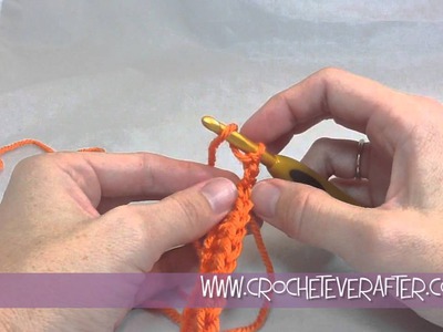 Half Double Crochet Tutorial #2: HDC in First Stitch of Row