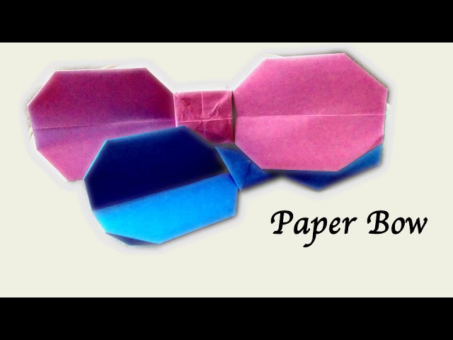 Hello Kitty Paper Bow - Origami Tutorial